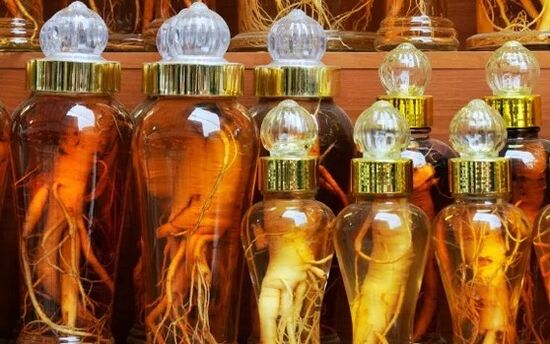 Ginseng alcohol dye