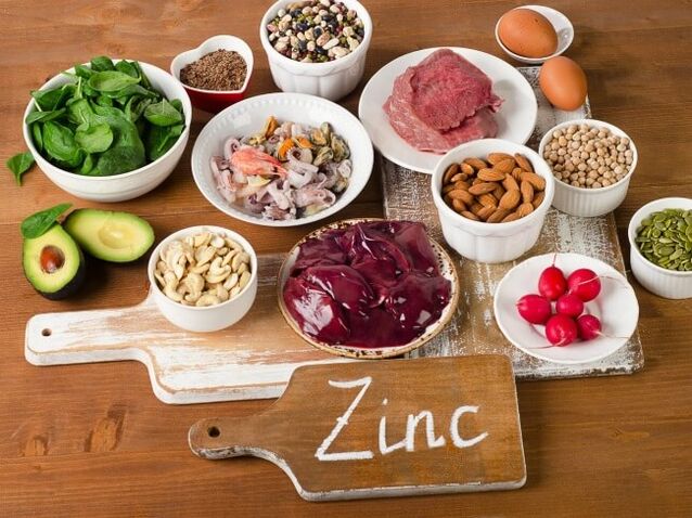 Zinc containing products