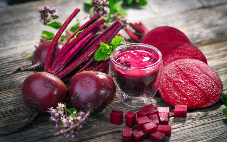 Beet is the leader in the content of natural nitrates, useful for potency